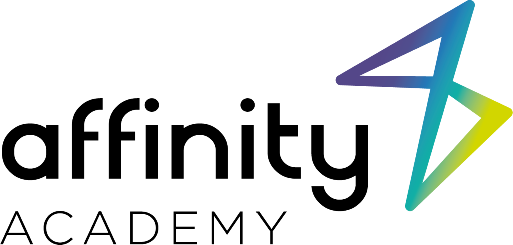 Affinity logo dark - Link back to website homepage